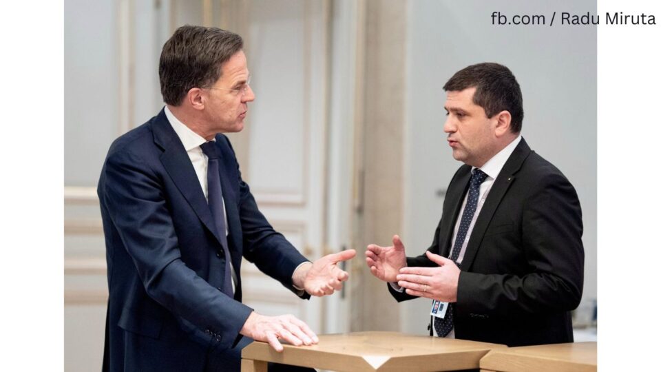 Mark Rutte Radu Miruta fb.com  Radu Miruta