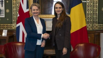 The Romanian Foreign Minister visits London
