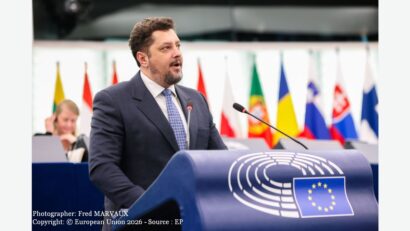 Eurodeputatul Claudiu Richard Târziu (Photographer: Fred MARVAUX Copyright: © European Union 2026 - Source : EP)