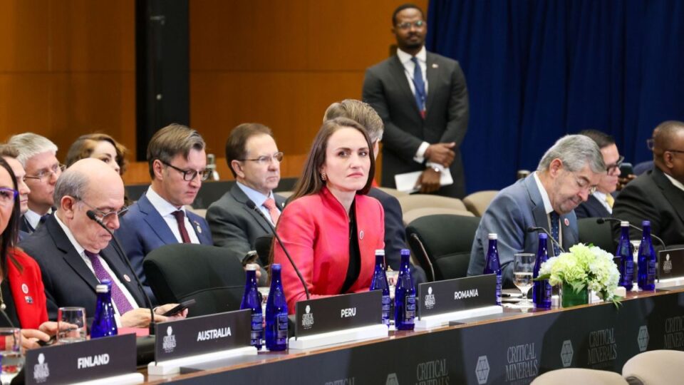 Ministrul român al afacerilor externe, Oana Țoiu, a participat la reuniunea ministerială privind mineralele rare de la Washington