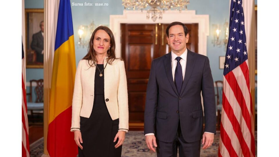 Ministrul Oana Țoiu şi secretarul de stat american, Marco Rubio