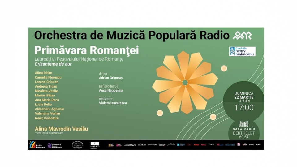 Afiș spectacol "Primăvara Romanței"