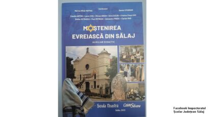 Auxiliarul didactic 'Moştenirea evreiască din Sălaj' (foto Facebook Inspectoratul Școlar Județean Sălaj)