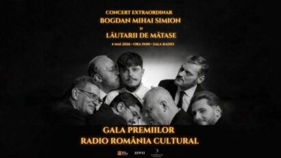 Bogdan Mihai Simion și Lăutarii de Mătase, la Gala Premiilor Radio România Cultural (foto RRC)