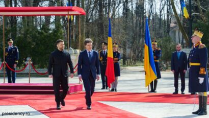 Volodimir Zelenski, primit la București de Nicusor Dan / Foto: presidency.ro