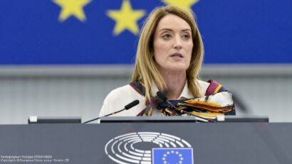 Roberta Metsola, președinta PE (Photographer: Philippe STIRNWEISS Copyright: © European Union 2024 - Source : EP)