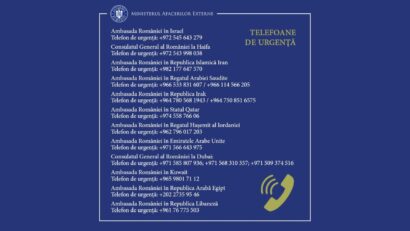 (MAE) reamintește setul de instrumente disponibile pentru asistență și informații oficiale și anunță deschiderea unui canal oficial de comunicare pe platforma WhatsApp, dedicat informării rapide