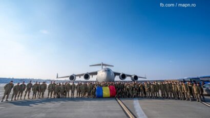 Militarii sosiți din Irak (Foto: fb.com / mapn.ro)