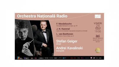 Afiș concert Andrei Kavalinski la Sala Radio