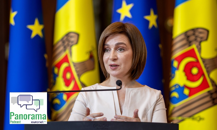President of Moldova Maia Sandu at EU-Moldova Summit, July 2025 (photo Shutterstock_Dan Morar)