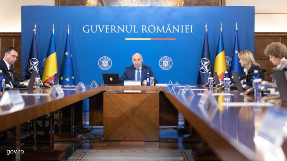 Guvernul Bolojan, la prima ședință fără miniștrii PSD / Foto: gov.ro