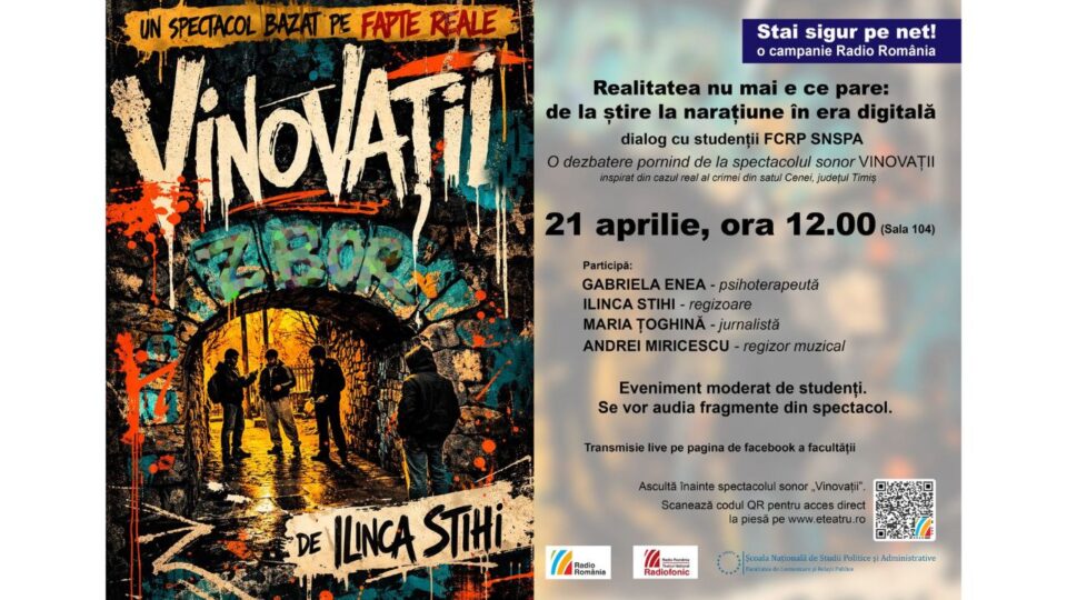 Două noi evenimente în cadrul campaniei „Stai sigur pe net”, dedicate educației media și combaterii dezinformării în rândul tinerilor