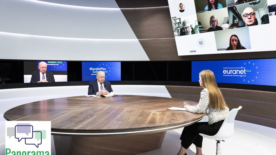 Andrius Kubilius, European Commissioner for Defence and Space, interviewed by Euranet Plus (photo © EC - Audiovisual Service Lukasz Kobus)