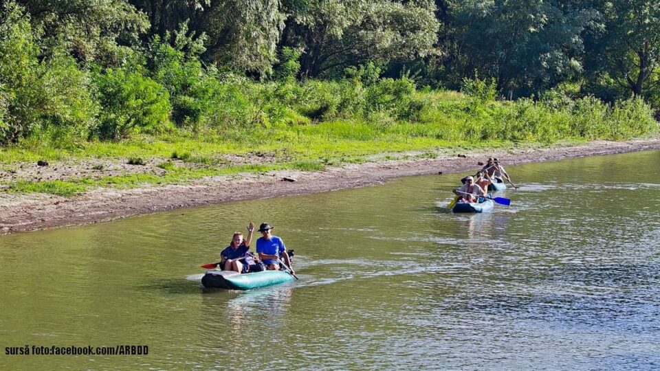 Il kayak nel Delta del Danubio (foto facebook ARBDD)