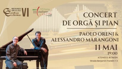 Paolo Oreni e Alessandro Marangoni al Bucharest Organ Fest Cantus Ecclesiae