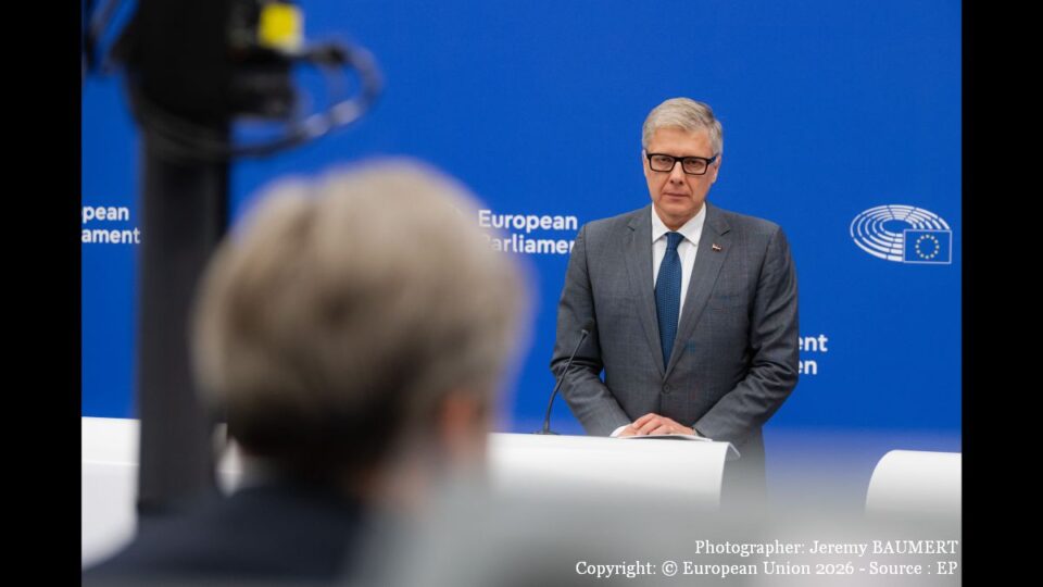 Eurodeputatul Nils Ušakovs (Photographer: Jeremy BAUMERT Copyright: © European Union 2026 - Source : EP)