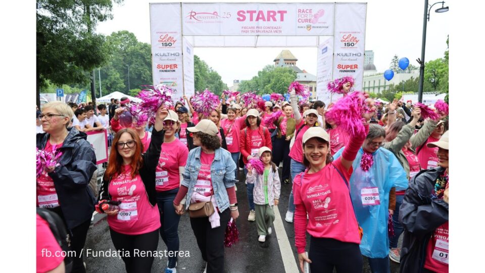 Race for the Cure 2026 (Foto: fb.com / Fundatia Renasterea)