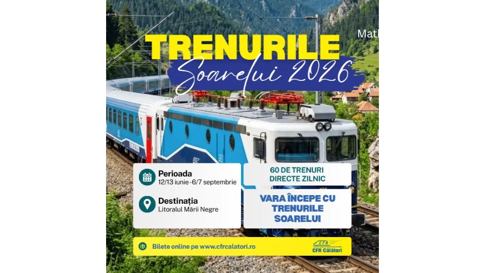 ‘Trenurile Soarelui’ 2026
