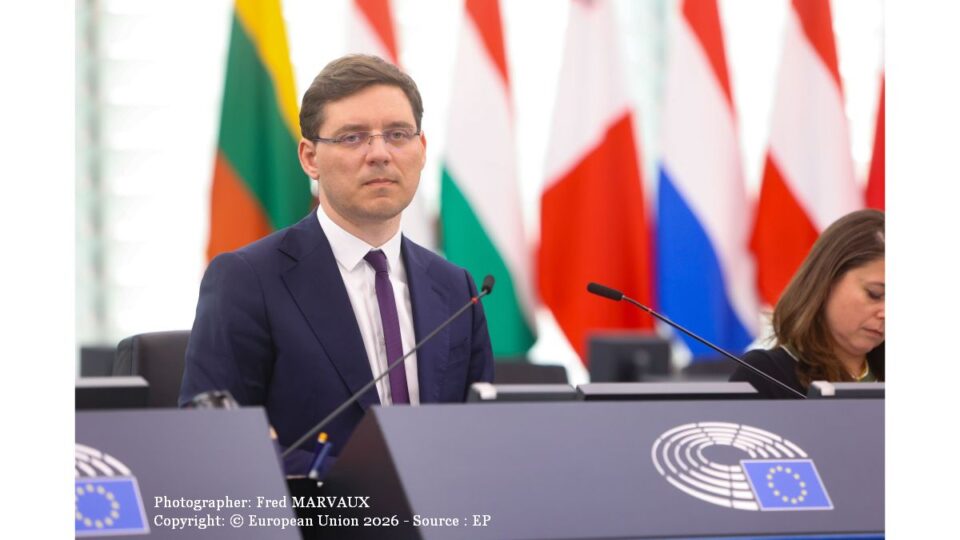 Victor Negrescu (Photographer: Fred MARVAUX Copyright: © European Union 2026 - Source : EP)