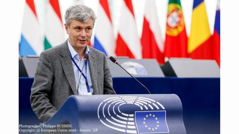 Eurodeputatul Virgil-Daniel Popescu (Foto: Photographer: Philippe BUISSIN Copyright: © European Union 2026 - Source : EP)