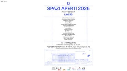 “Spazi Aperti” tornano a Roma