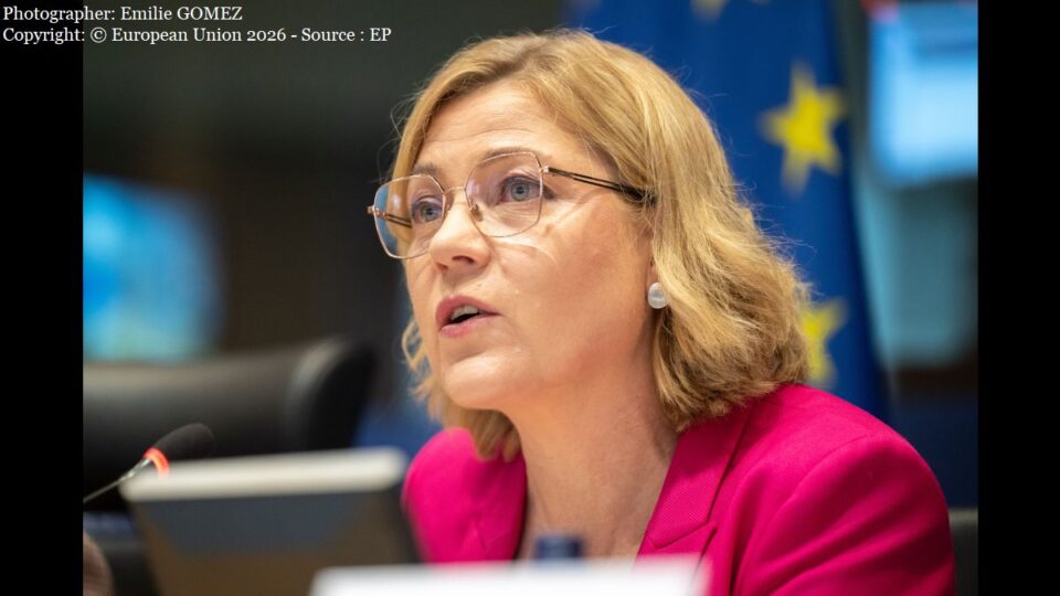 Henna Virkkunen (Photographer: Emilie GOMEZ Copyright: © European Union 2026 - Source : EP)