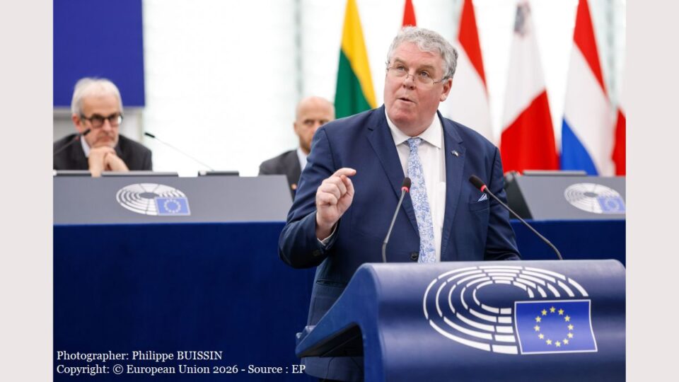 Ciaran Mullooly (Photographer: Philippe BUISSIN Copyright: © European Union 2026 - Source : EP)