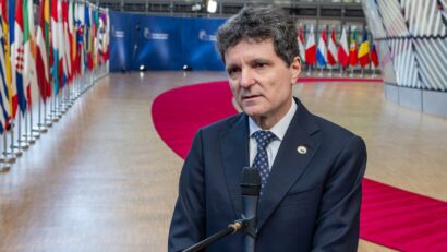 Nicușor Dan la Consiliul European (Foto: presidency.ro)