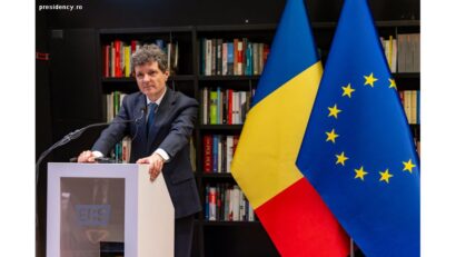 Президент Румынии, Никушор Дан на саммите Восточного фланга (sursă foto: presidency.ro)
