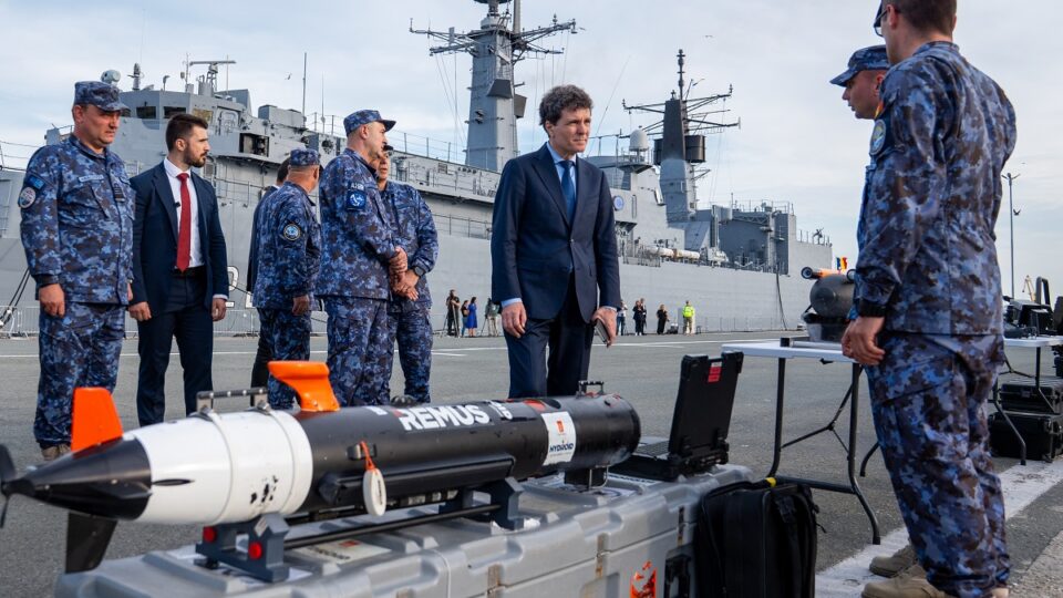 Nicușor Dan, vizită Portul Militar Constanța (Foto: presidency.ro)