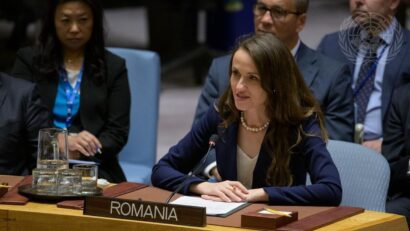 Oana Ţoiu participă sesiunea specială a Consiliului de Securitate al ONU, convocată la solicitarea României (sursă foto: mae.ro)