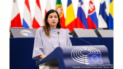 Sandra Gomez Lopez (Photographer: Philippe BUISSIN Copyright: © European Union 2026 - Source : EP)