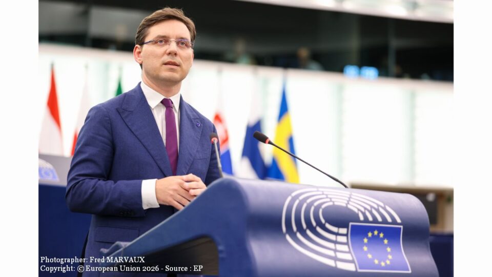 Victor Negrescu (Photographer: Fred MARVAUX Copyright: © European Union 2026 - Source : EP)