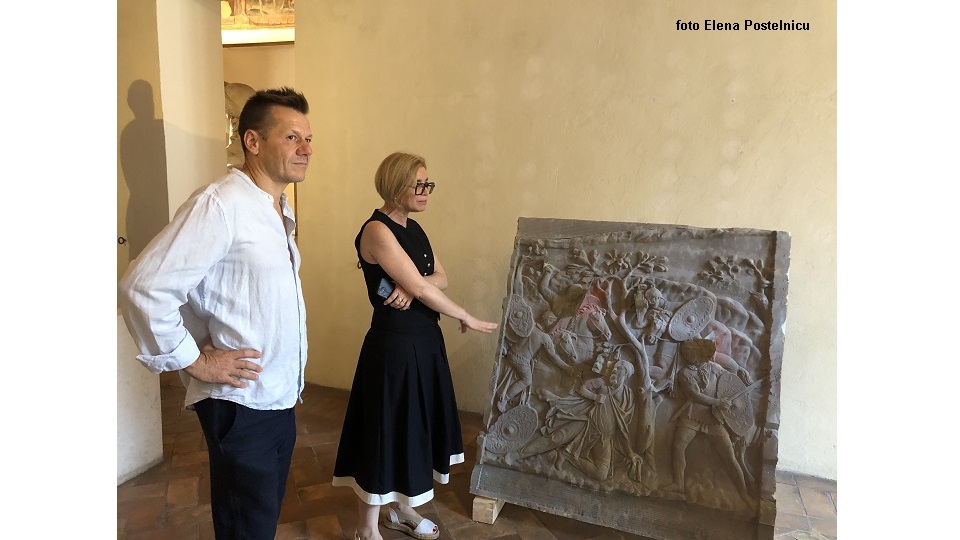 Expoziţia Mircea Cantor "Constelaţii ale Antichităţii" la Roma (foto Elena Postelnicu)