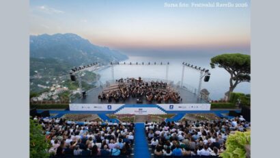 Orchestra Filarmonicii George Enescu concertează pe 26 august la Festivalul Ravello din Italia, sub bagheta noului său dirijor principal, Robert Treviño