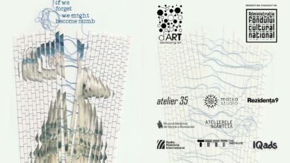 Afiș "If We Forget We Might Become Numb"