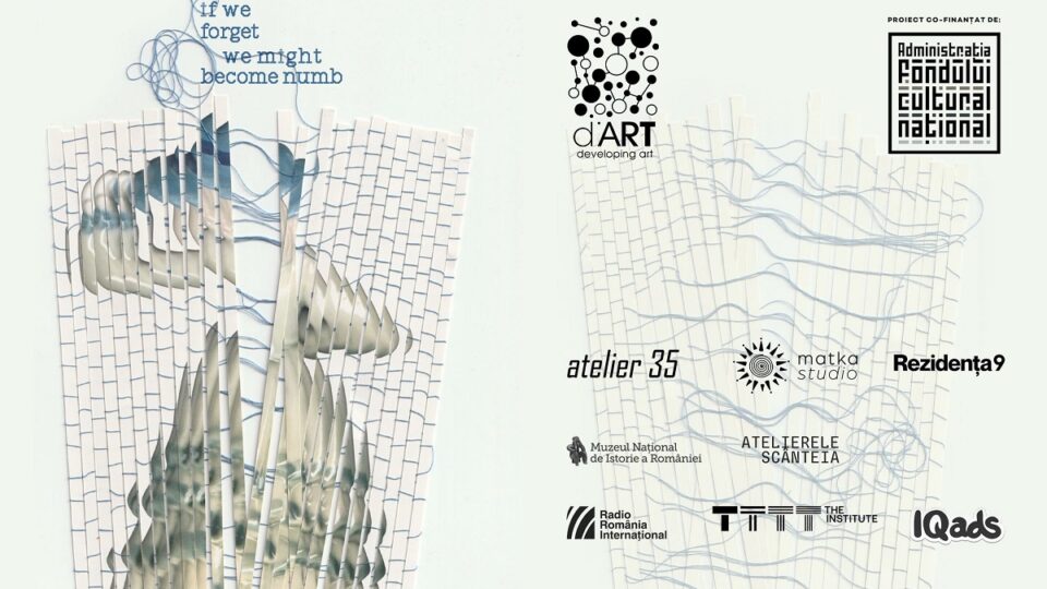 Afiș "If We Forget We Might Become Numb"