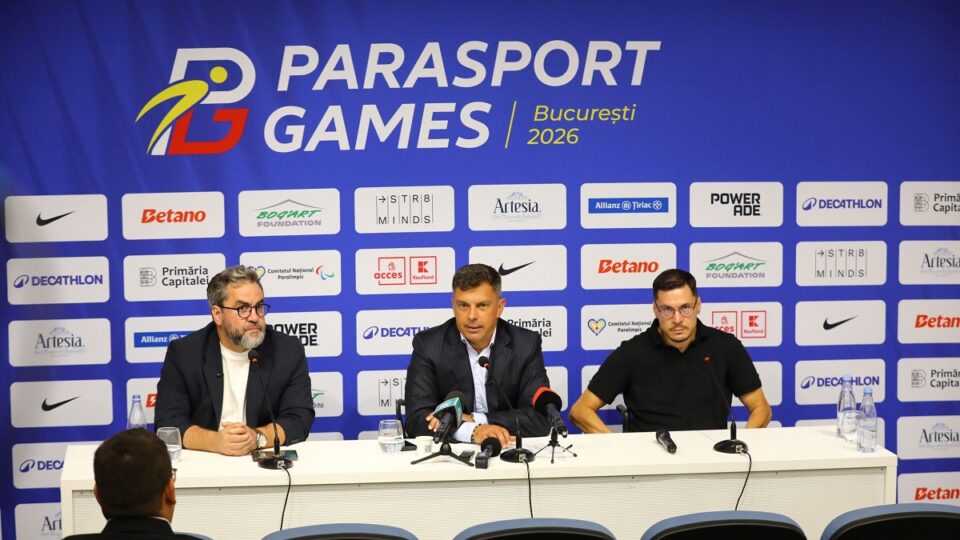 Conferința de presă Jocurile Parasport România (Foto Comitetul Național Paralimpic)