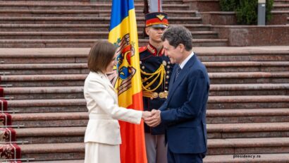 Maia Sandu si Nicuşor Dan (sursă foto: presidency.ro)