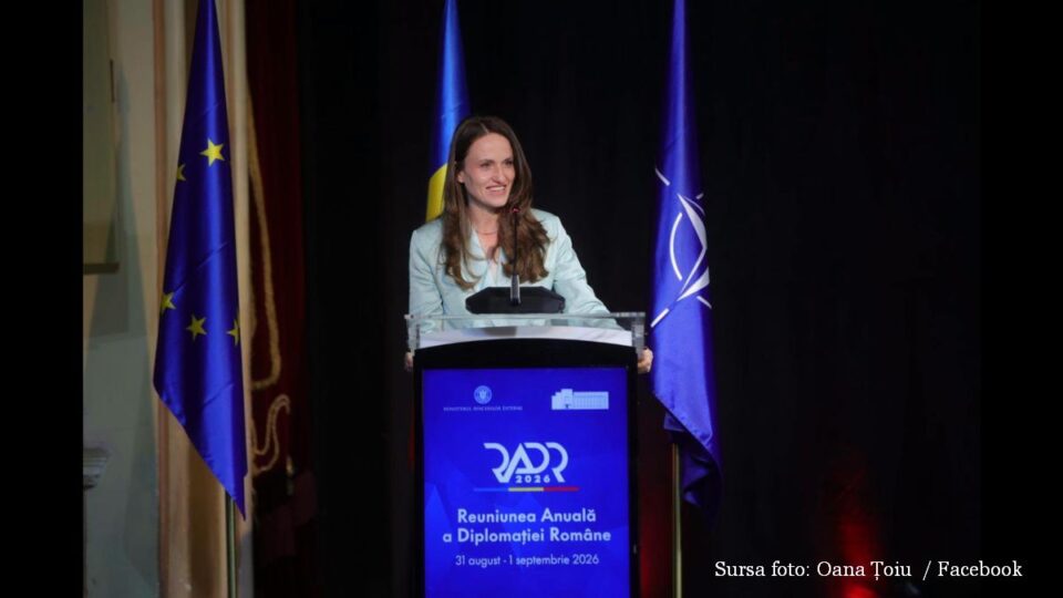 Oana Ţoiu, declaraţii în deschiderea Reuniunii Anuale a Diplomației Române (RADR 2026)
