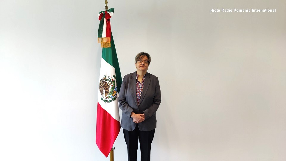 Ambassador of Mexico to Bucharest, H.E. Amparo Eréndira Anguiano Rodríguez (photo Radio Romania International)