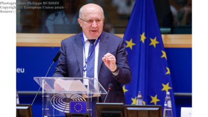Andrius Kubilius (Photographer: Philippe BUISSIN Copyright: © European Union 2026 - Source : EP)