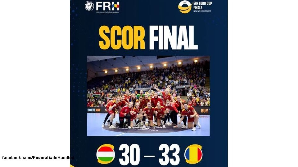 Bronz la EHF EURO CUP Finals 2026 (sursă foto: facebo ok.com/FederatiadeHandbal)