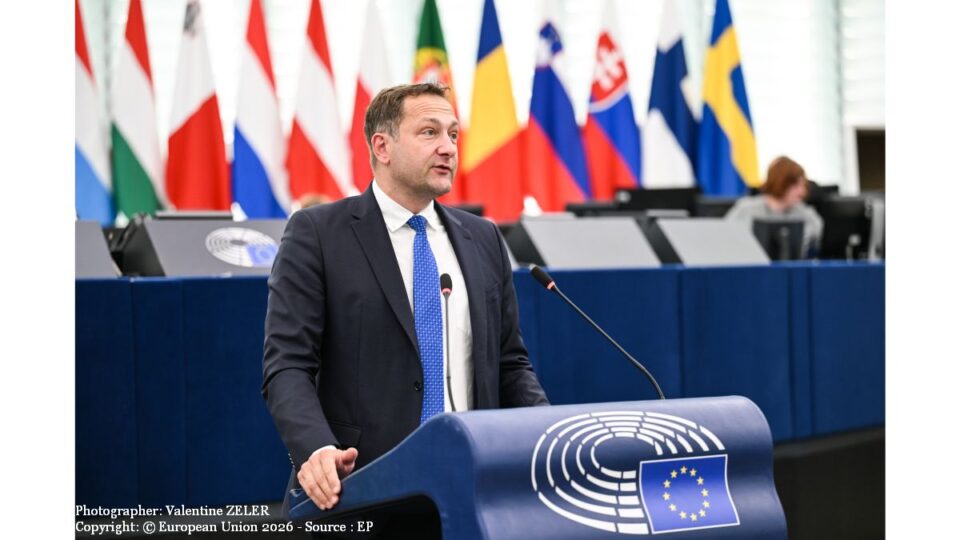 Christophe Hansen (Foto: Photographer: Valentine ZELER Copyright: © European Union 2026 - Source : EP)