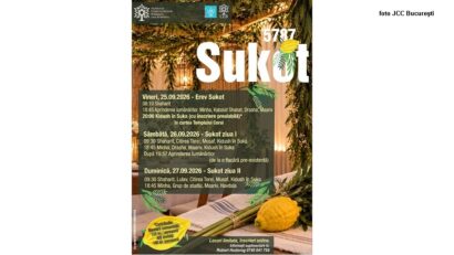 Comunităţile Evreieşti au sărbătorit Sukotul (foto JCC Bucureşti)