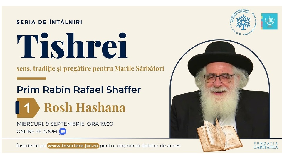 Întâlniri online „Tishrei” (foto JCC Bucureşti)