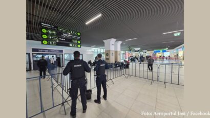 Primii pelerini evrei hasidici au început să revină din pelerinajul de la Uman, Ucraina (Foto: Aeroportul Iaşi / Facebook)