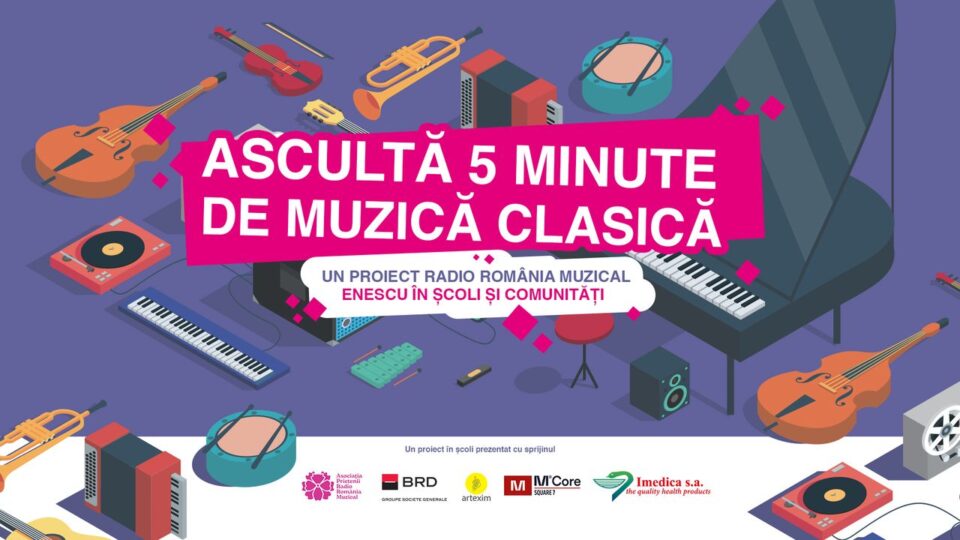 Concerte educative în cadrul proiectului național “Ascultă 5 minute de muzică clasică”