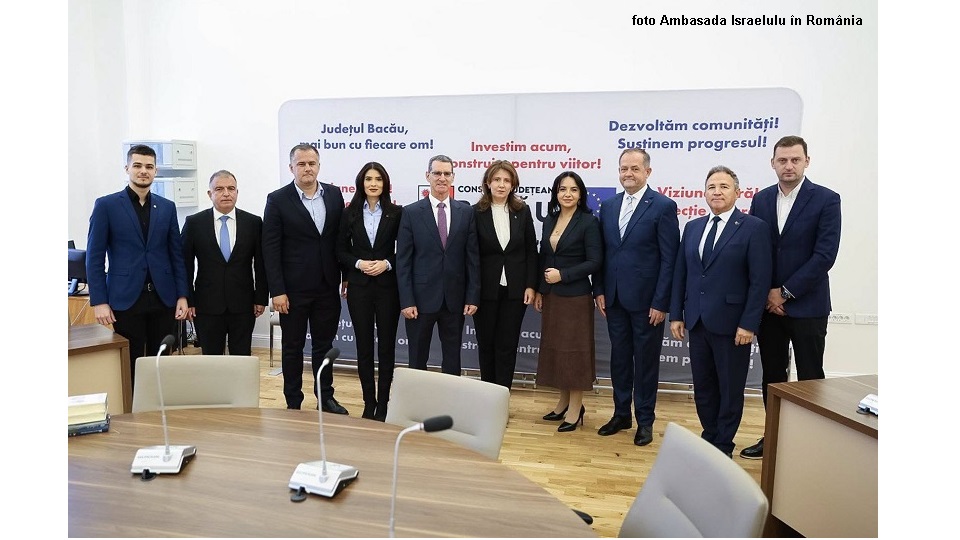 Ambasadorul Israelului a vizitat judeţul Bacău (foto Ambasada Israelulu în România)