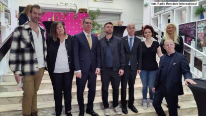 Comemorarea la Bucureşti a trei ani de la atacul Hamas din 7 octombrie (foto RRI)